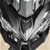 Resin Bike Adesivi Moto Compatibile con Kawasaki Versys 650 2022-2026. Protezione Cupolino Frontale da Urti e Graffi. Adesivi Resinati con Effetto 3D Made in Italy