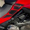 Resin Bike Adesivi Moto Compatibile con Ducati Multistrada 950 V2-V2s 2022-2024. Protezioni Laterali Serbatoio Grip Antigraffio e Antiurto. Adesivi Resinati 3D Made in Italy