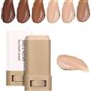 Mciluyaiio Skween Serum Boosted Hydration Beauty Balm, Beauty Balm Serum Boosted Skin Tint, Fondotinta in stick, Siero idratante colorato solido Contour Stick, Fondotinta viso in stick per donne idrata (04#)