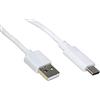 Link LKC2003 Cavo USB 2.0 A Maschio Usbc, Bianco, 0.3 m