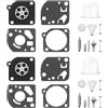 Briny River 2 Set Kit di Riparazione della Membrana del Carburatore Compatibile con Zama RB-47 C1Q-E3 C1Q-E4 C1Q-E6A C1Q-W11 W12 C1Q-W34A