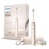 Philips Sonicare Power Spazzolino elettrico 9900 Prestige con SenseIQ, adatta, cura, app Sonicare AI alimentata, custodia da viaggio USB e supporto di ricarica, spina UK 2 pin, Champagne, HX9992/11, 506 g