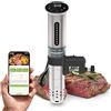 KitchenBoss Sous Vide Roner: Wi-Fi Roner Cucina a Bassa Temperatura Silenzioso Circolatore Termico 1100W Roner Cucina Professionale Termocircolatore a Immersione per Cottura a Bassa Temperatura LED