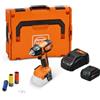 FEIN SET RTU Top Chiave Battente a Batteria, ASCD18-300W2 AS 18V, Motore Brushless, Coppia fino 290 Nm, Regolazione coppia su 6 Livelli, Viti metriche fino M18, 1 batteria 18V 5Ah e Caricabatteria