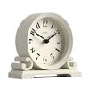 Jones Clocks® Saloon Orologio a camino | Piccolo design tradizionale a doppia scorritura | Crema Pallida | Stile classico contemporaneo per scrivania, tavolo, mensola o comodino