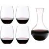 Riedel, Set Decanter + Bicchieri da Vino, 5 pz.