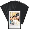 FRETONBA Cornici Magnetiche per Polaroid Instax Mini Pellicole, 10 Pezzi 9,5 x 6,5 cm Calamita Portafoto, Magnetismo Cornice con Foto Personalizzata per Frigoriferi, Superfici in Metallo, Nero