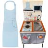 E T K R EL TALLER DE COSTURAS Cucina Giocattolo Giochi per Bambini 3 anni Kit di utensili per cucina giocattolo Kit di utensili per cucina giocattolo Grembiule Bambini