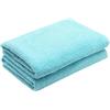 ZOLLNER 2 teli doccia - morbidi e assorbenti asciugamani da bagno - lavabili a 95°C - cotone - 70x140 cm - azzurro