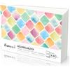Koncci Carta Acquerello - 40 Fogli - A4 (21x29.7cm) - Carta pressata a freddo - Senza acidi - Bianco naturale - Incollata - 300 g/m² - Adatta per acquerello, gouache e altre tecniche miste