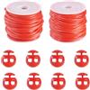 PH PandaHall PandaHall Cordoncino cavo in gomma da 15 m, con chiusura in plastica, 2 mm, 3 mm, per lavori a maglia, barbiere, per la creazione di gioielli fai da te