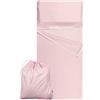 Panini Tessuti Set Asilo, Sacco nanna e sacchetto per Bimbo e Bimba da 2 a 6 Anni - Tessuto 100% Cotone Rosa Copertina Asilo