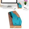 Tnfeeon Lampada a Resina Oceanica, Lampada da Comodino con Squalo Balena e Subacquei, Luce Notturna LED per Camera da Letto, Decorazione Artistica da Scrivania, Base in Legno Massiccio