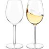 HAHASHOW Tritan-Plastica Bicchiere da Vino Bianco, Set di 2 Divino Calice vino rosso per campeggio festa, Adatto alla Lavastoviglie, 530ml