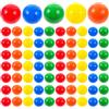 Vaguelly Palline Della Lotteria Apribili 3.20Cm 100 Pz Colorate Per Giochi Di Bingo Estrazione E Attività Ludiche Palline Da Ping Pong Numerabili Per Feste