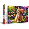 Trefl Adorabile Gattino 500 Pezzi te con Animali, Intrattenimento Creativo, Puzzle Classico per Adulti e Bambini dai 10 anni, Multicolore, 37525