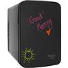 Cooluli 15L Mini Fridge with Magnetic Blackboard - Portable Small Refrigerator for Travel, Car & Office, V15LE2BK