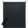 heicko Elektrisches Rollo, schwarz/weiß, 100% blickdicht, inkl. Akku-Motor & Sender, 115x160 cm (1 ST)