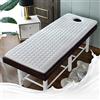 KKCD Materasso per Lettino Estetico A Testa Tonda con Foro per La Respirazione Cuscino Antiscivolo per Lettino da Massaggio in Memory Foam Coprimaterasso per Lettino Spa,Bianca,70x190cm