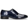 EVEET Stringata uomo blu in pelle