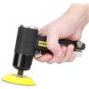 Hyuduo Smerigliatrice Angolare Ad Aria Smerigliatrice Pneumatica Lucidatrice Smerigliatrice Utensile Abrasivo 2500 Giri/min Ingresso 1/4 di Pollice con Tampone Abrasivo di Ricambio