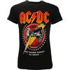 BLT T-Shirt ACDC Uomo AC/DC AC DC Originale for Those About Rock Ufficiale Nera Maglia Maglietta Cannone Hard Rock (S)