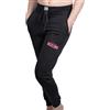 XTREME BOXING - Pantaloni Sportivi Donna in Cotone Leggero, Morbidi e Comodi, Ideali per Palestra, Fitness, Yoga, Running e Tempo Libero Colori Assortiti XPD301 (S, Nero)