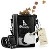 bluzelle Borsa Addestramento Cani, Nero | Resistente & Anti-Unto, 650ml Spazio & Organizzazione, SNACKKEEPER