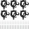 YIK TUNG 6 supporti per briglie per cavalli, Equestrian Bridle Hanger, supporto per briglia, supporto per cavezza appendiabiti, gancio per cavalli, maneggio, camera per sella
