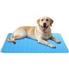 AEYAKA Tappetino Rinfrescante per Cani e Gatti - Cuscino Refrigerante Lavabile, Antiscivolo e Multiuso per Casa, Viaggi e Auto Blu 100 x 70 cm