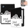 Vakarey Ultra Sottile Automatica Sveglia/Sonno Cover per Kobo Clara Colour Custodia con Cinturino Polso,Gatto