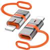 Ticenpe Adattatore USB C a Lightning 2 Pezzi, Adattatore Lightning USB C Ricarica Rapida per iPhone 14 Pro Max 13 12 11 X XR XS 8, iPod, Supporta la Ricarica/Sincronia dei Dati, Non per Audio/OTG, Anti-Perso