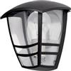 VoltShine Vernice per esterni, alluminio, E27, colore nero, IP44, 20 x 17,5 x 13 cm, ideale per illuminazione esterna e zone umide.