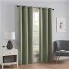 Eclipse Tenda termica oscurante in microfibra per la privacy totale per camera da letto (1 pannello), 106,7 x 213,4 cm, muschio