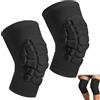 Hpbaggy Ginocchiera Sportiva, Ginocchiera Pallavolo, Anti-Collisione Regolabili Ginocchio, maniche traspiranti per Protezione del Ginocchio Sport per Danza Pallavolo Basket Yoga,Codice M
