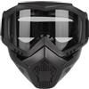Lishuyeh Maschera softair Maschera da moto Maschera da paintball Maschera tattica antiappannamento con protezione per gli occhi per il motociclismo Halloween Cosplay Movie Props Paintball CS Game