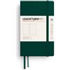 LEUCHTTURM1917 Taccuino A6, Copertina rigida, Forest Green, Puntinato | 187 pagine numerate, indice, segnapagina, cucito a filo, avorio, Bullet Journal