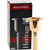 DENIS WICK - Bocchino Trombone Heritage DW3180G-6AL Placcato Oro - Diametro Tazza 25,40 mm - Larghezza Bordo 6,80 mm - Gola 7,00 mm - Penna Larga - Backbore Medio
