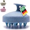 Netrox Massaggiatore Cuoio Capelluto - [Bagnato e Secco] Spazzola per Shampoo per Esfoliazione e Massaggio della Testa, 100% Silicone, Stimola la Crescita dei Capelli, Pulizia Profonda