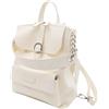 Colibrì Bag Zainetto Zaino Vera Pelle Made in Italy - 23x29x11 cm (Yogurt)