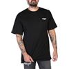 MOSCHINO black t-shirt with white logo - nero, l