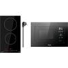 COMFEE' CIH351D257K0 Piano Cottura a Induzione Incorporato con 2 Zone + COMFEE' Forno a Microonde da Incasso Digitale, 20 Litri, 800W, Grill