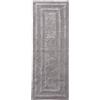 Eddie Bauer | Runner da bagno 100, tappeto ultra morbido, tessuto trapuntato, per una maggiore durata e facilità di manutenzione, cotone, colore grigio cromo, 60 x 22