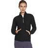 Skechers GOLUXE Costina 1/4 Zip, Nero Intenso., XXL