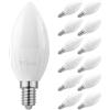 Wivety Lampadine LED E14 Luce Fredda Candela 6W (60W Equivalent), Bianca Fredda 6000K, 600 Lumen, Non-Dimmable, per Illuminazione Domestica e Interna - Pacchetto da 12