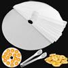 GZqiancang Fogli Disidratatore in Silicone,con 1 pinza da cucina,10pcs,33cm