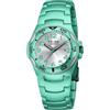 Breil Orologio DONNA ICE quadrante MONO-COLORE ARGENTO movimento SOLO TEMPO - 3 LANCETTE QUARZO e BRACCIALE ALLUMINIO VERDE EW0180