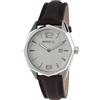 Breil Orologio TW1706 UOMO EIGHT quadrante MONO-COLORE ARGENTO movimento SOLO TEMPO - 2 LANCETTE QUARZO e CINTURINO PELLE DI VITELLO MARRONE
