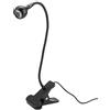 Qcwwy Clip su Luci da Lettura Leggere, Lampada da Scrivania a LED USB Materiale in Alluminio Protezione per gli Occhi Lampada a Morsetto per Libri Lampada a Morsetto Flessibile a Collo D'oca a 360 ° per