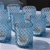 Vohocandle 12 bicchieri da tè in vetro blu per matrimoni, decorazione da tavolo, portacandele in vetro per festa di compleanno, per decorazione della casa
